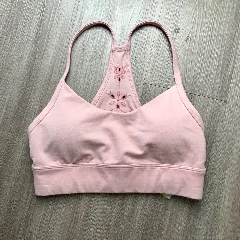 Old Navy Light Support Pale Pink Sports Bra